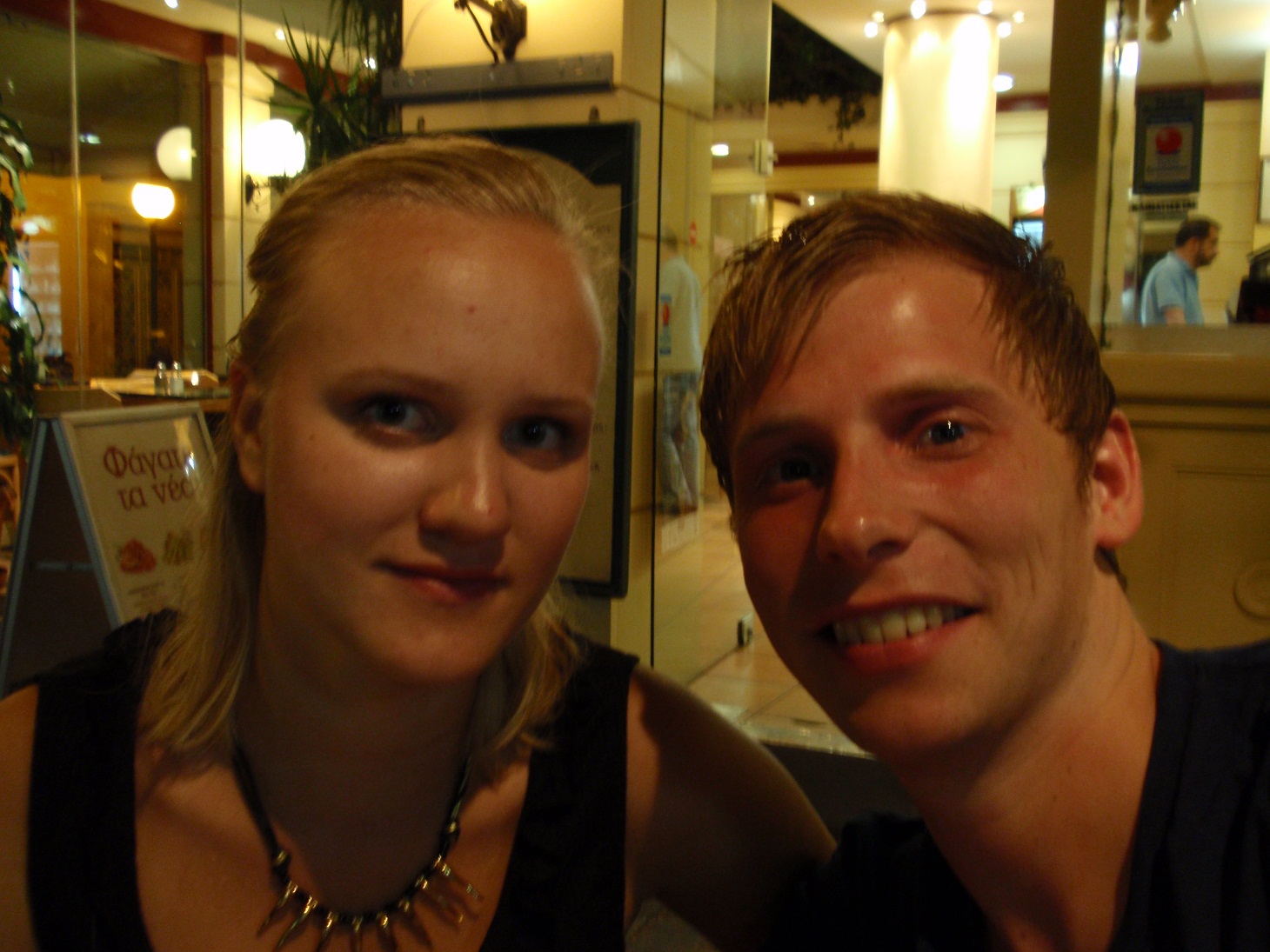 Bjorn och Lina i Aten